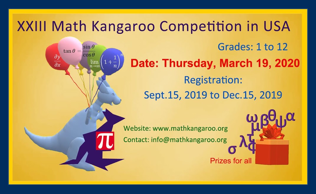 Math Kangaroo Poster Contest Math Kangaroo USA