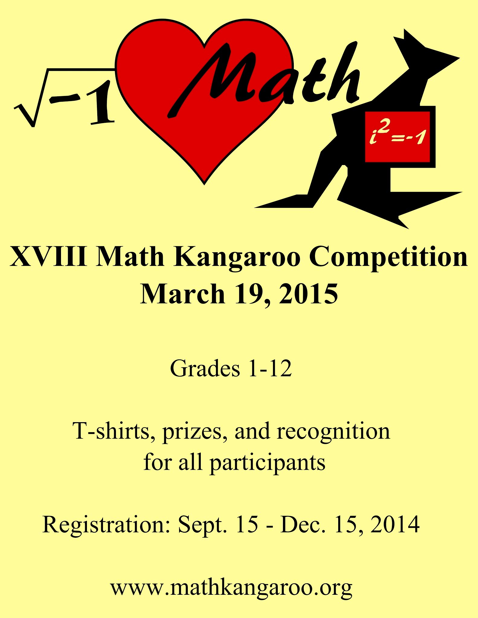 Math Kangaroo Poster Contest Math Kangaroo USA