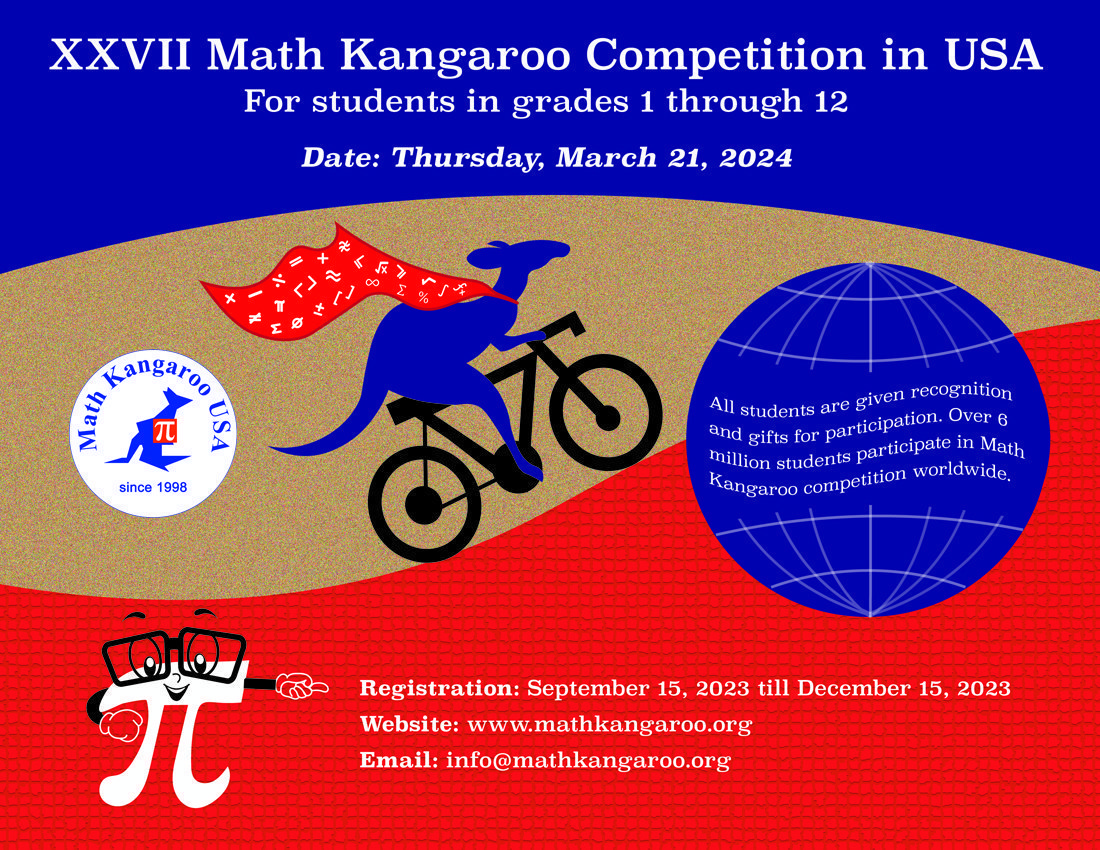 Math Kangaroo Posters and Flyers for Promoting the Contest