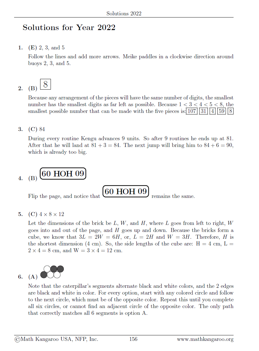 Grades 7 and 8 Even years (3)