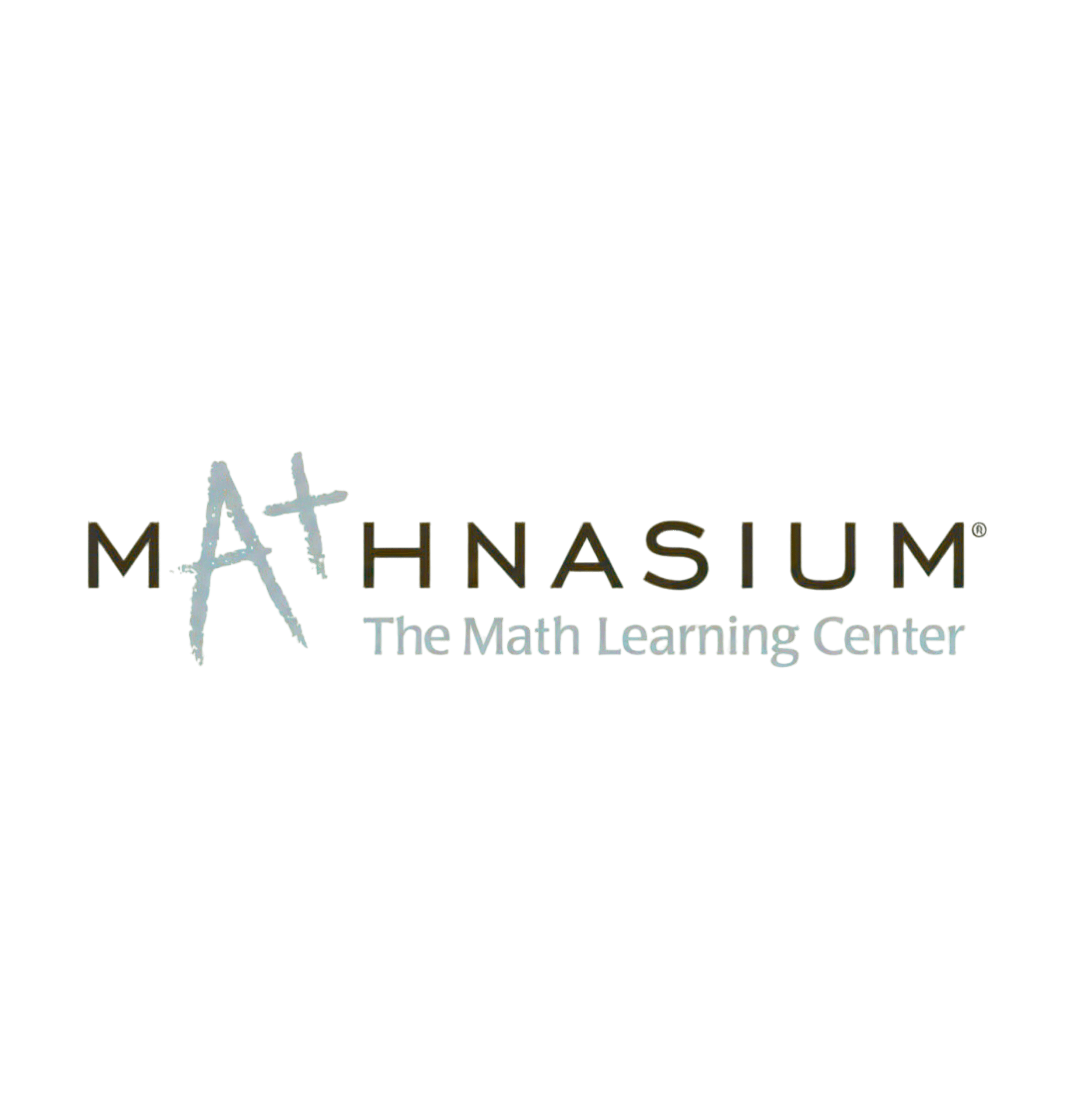 10 Mathnasium logo with a large blue stylized 'A' and the text 'Mathnasium The Math Learning Center' beneath it (brand mark on a dark background).