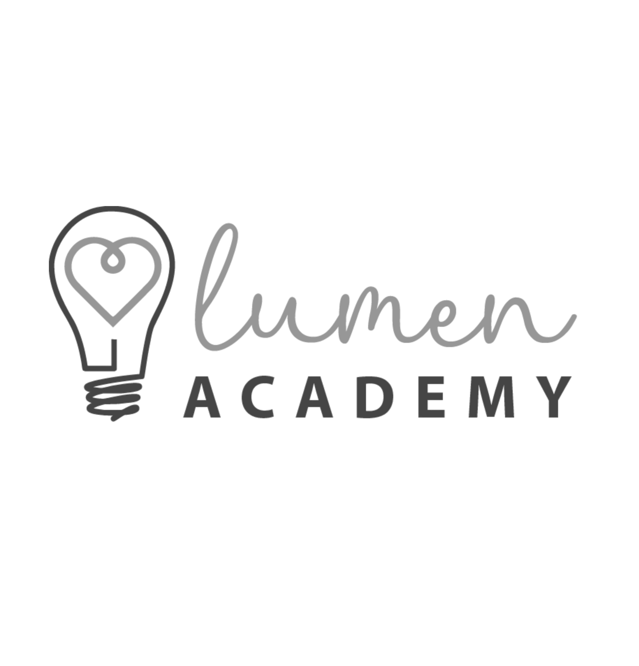 Logo for Lumen Academy: a stylized lightbulb icon beside the cursive word 'Lumen' with 'ACADEMY' in uppercase letters on a dark background.